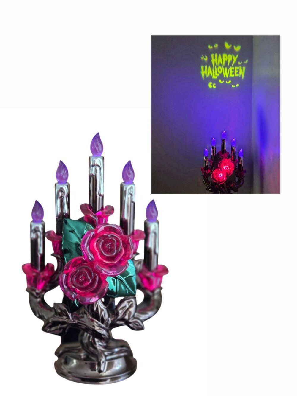 Bath & Body Works Halloween Creepy Candelabra Projector wallflower plug light